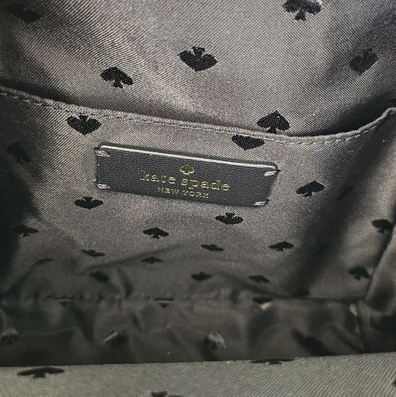 Kate Spade New York Black Saffiano Leather Schuyler Mini Backpack - Picture 8 of 10